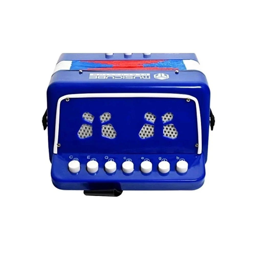 Accordion Instrument Toys 10 Keys Button‎ Small Accordion Music Kids NEW #Toy26
